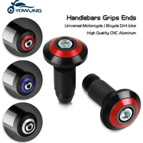 Handlebar Grips End Handle Bar Cap End Plug for yamaha suzuki ducati bmw honda CB 599 919 400 CB600 HORNET CBR 600 F2 F3 F4 F4i
