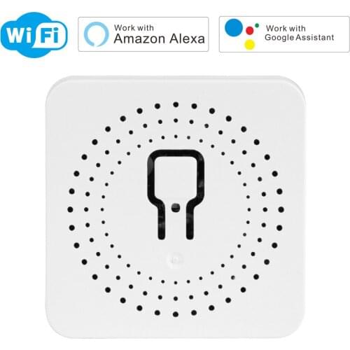 Tuya Zigbee Mini 16A Smart Light Switch Module 2 Way Home Voice Control Timer APP Life Supports For Google Alexa Interruptor