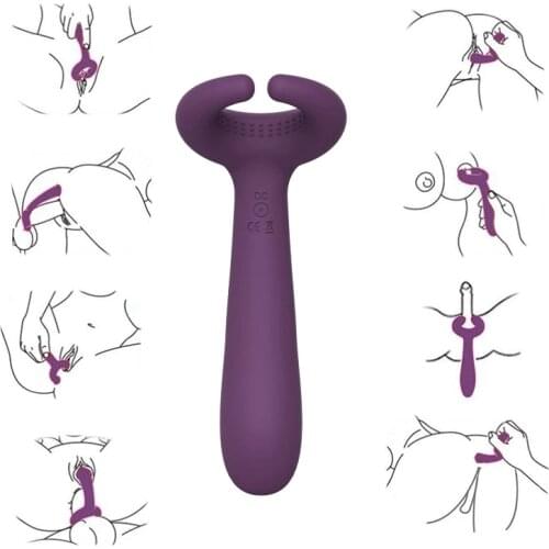 G-Spot Rabbit 3 Motors Dildo Vibrator Sex Toys for Women Men Adult Couples Clitoris Stimulator Vagina Penis Silicone Massager