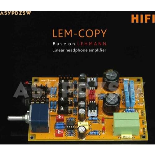 High version LEM-Copy Class A Headphone amplifier clone Lehmann amp DIY kit or Finished board