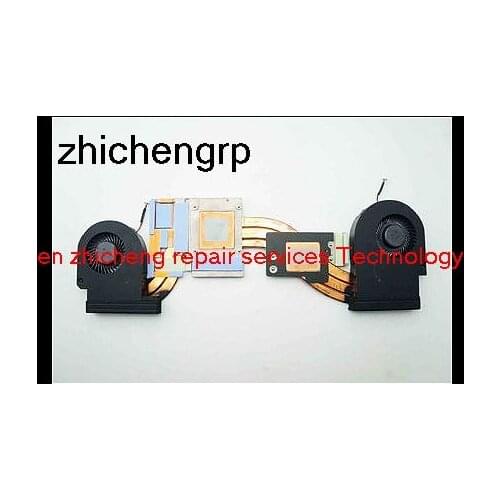 Zhichengrp For Precision 7710 M7710 Workstation YJNJK AT1DJ003ZSL/ZAL NV GPU Cooling Heatsink Radiator Dual Fans 4P Cable
