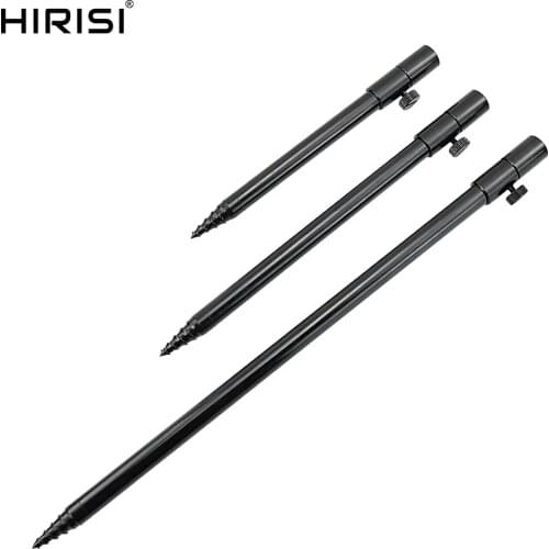 2 x Carp Fishing Tackle Bank Sticks Fishing Rod Pod Telescopic Banksticks