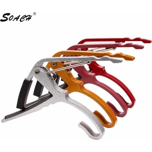 2017 new arrival Folk Acoustic Tune Quick Change Trigger Guitar Capo Key Clamp colors capo