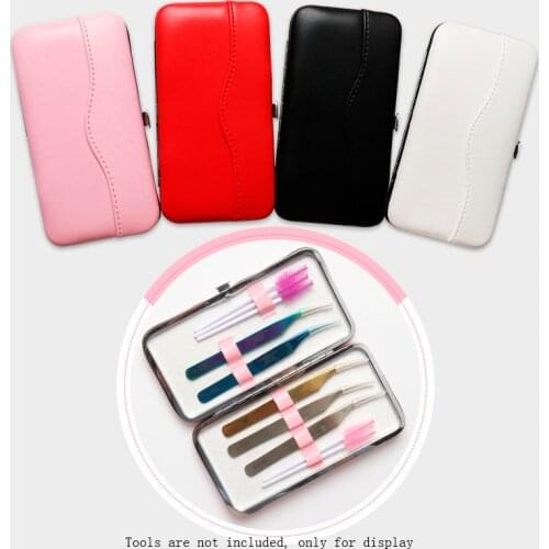 Eyelash extension tweezers storage bag planting brush tool Protective box