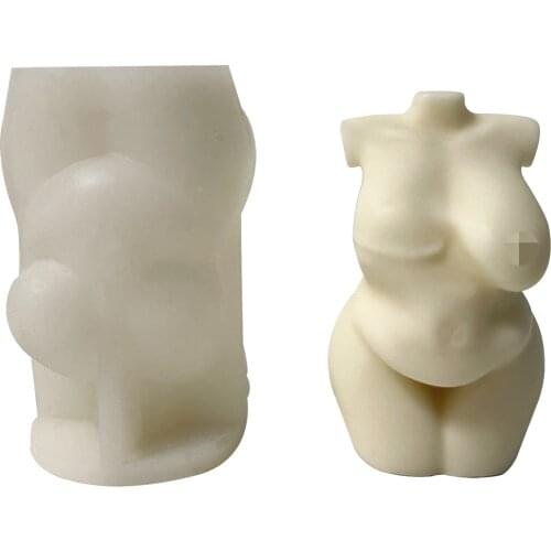 3d Body Craft Molds Silicone Wax Mould Female Human Lactating Female Design Art Fragrance Candle Making Soap Chocolate Cake Mold