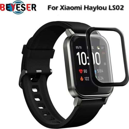 3D Curved Edge Full Coverage Soft Protective Film Cover For Xiaomi Haylou LS02 Smart Watch 2 Screen Protector (Not Glass)
