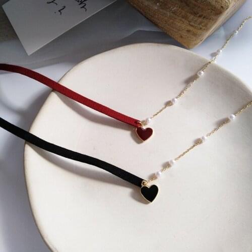 Asymmetric Chain Necklace Neck Chain Beautiful White Lock Chain Necklace Creative Necklace Pendant Necklace The Best Gift