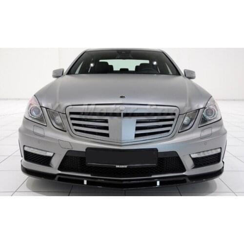 Car Accessories Carbon Fiber BBS Style Front Lip Fit For 2010-2012 MB W212 E63 AMG Front Bumper Lip Car-styling