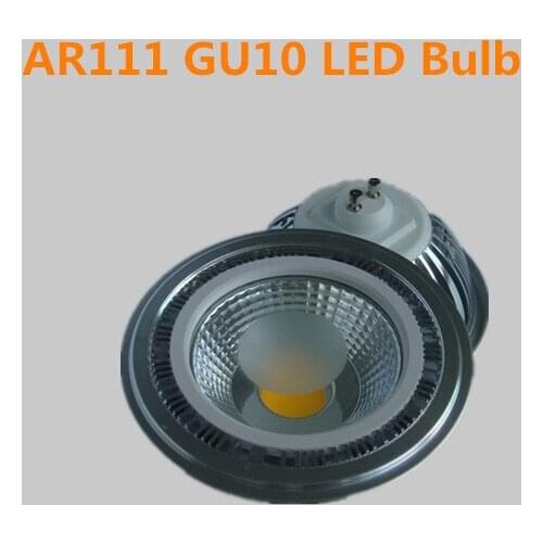 Free Shipping 20PCS Super Ar111 GU10 COB 15W Dimmable LED Bulb COB LED Spot Light 85-265V