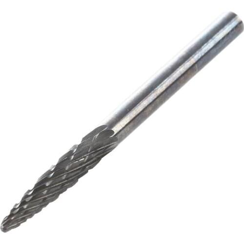 Double conical tungsten carbide burrs cut 3mm diameter of the head