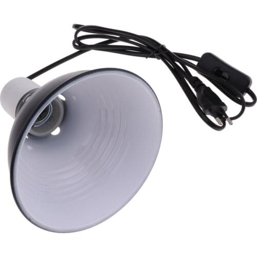 E27 Pet Reptile Ceramic Heating Light UVA UVB Bulb Lamp Holder EU Plug