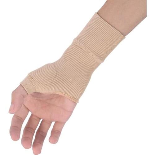 Gel Silicone Padded Wrist Support Gloves Sports Finger Thumb Protectors Compression Wrist Volleyball Gloves Carpal Tunnel Brace