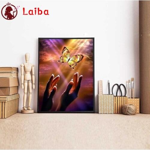 Pictures 5d diamond painting Animal butterfly hand full novelty 2021 mosaic art diamond embroidery icons new hot home decor