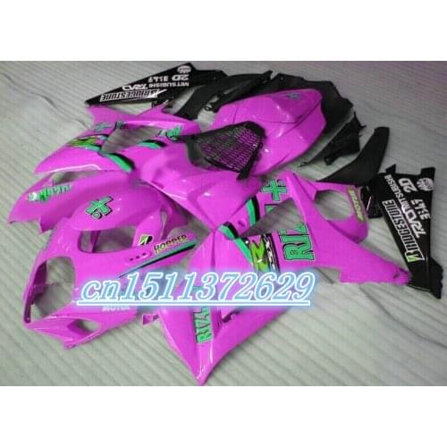 Body For SUZUKI GSXR-1000 K7 GSX-R1000 GSXR1000 07 08 Glossy Rose 1000CC GSXR 1000 07 08 GSX R1000 2007 2008 Fairing