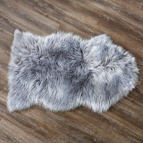 Soft Fluffy Carpet Faux Sheepskin Fur 3d Living Room Rug Chair Cover Rug Sofa Floor Home Carpet Luxury Bedroom Bedside Mat