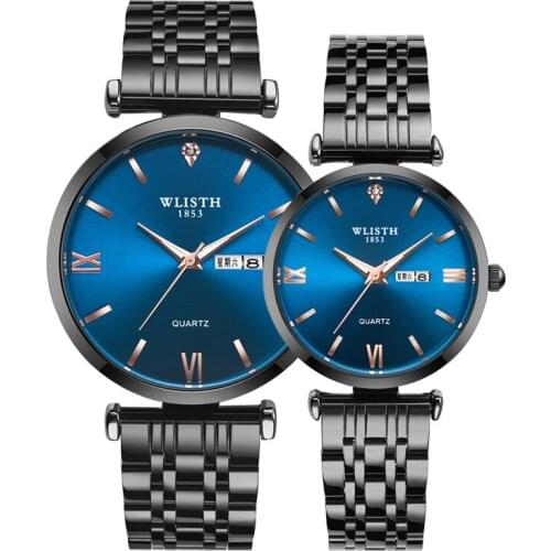 [Couple Watches] New Fashion IP Quartz Watch Luminous Waterproof Korean Men Women Dropshipping New 2020 Hot Selling