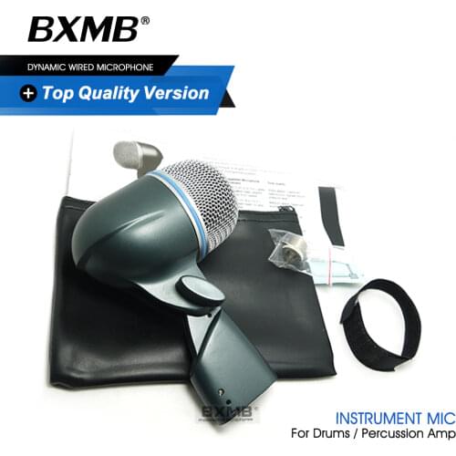 Grade A Professional BETA52A Instrument Microphone BETA52 Cardioid Mic Mike For Bass Amp Kick Tom Snare Drums Percussion Stage