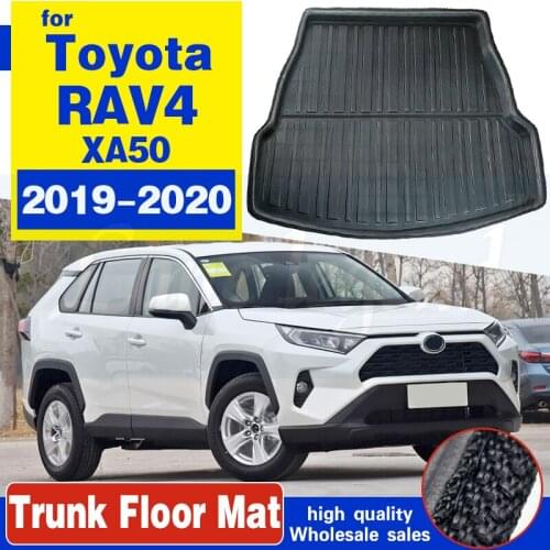For Toyota RAV4 2019 2020 XA50 Rear Cargo Liner Boot Tray Trunk Mat Luggage FLoor Carpet Tray Waterproof All Weather