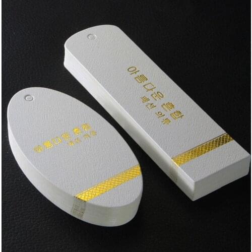 ZeQi 500 pcs/lot hang tag custom price tag for clotinging garment tag logo customized one -piece type