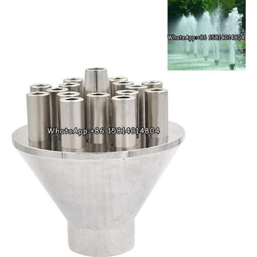 1" 1.5" 2" stainless steel center straight up fountain,porous upward fountain,pool center fountain,music fountain
