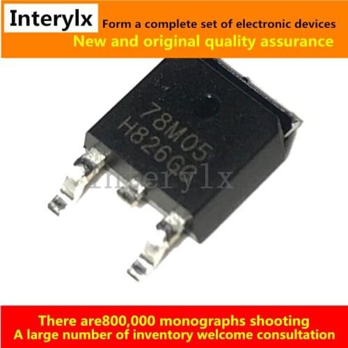 10PCS CJ78M05 TO-252 Patch Regulator Triode 0.5A/5V/1.25W