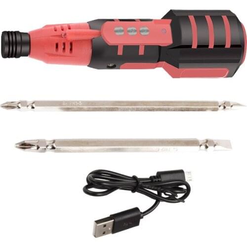 3.6V Mini Electric Screwdriver Set USB Rechargeable Cordless Drill Screw Driver Kit 280RPM 2.5/10Nm Automatic Manual Screwdriver