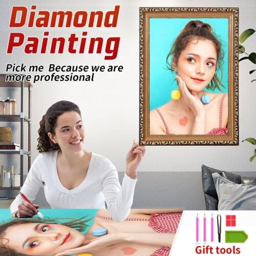 Full Diamond Diamond Embroidery Picture Diamond Cross Stitch Home Decoration 5d Diy Photo Custom Diamond Painting