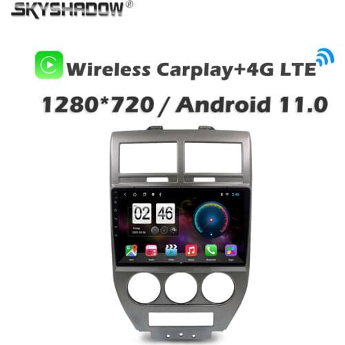 360 Panoramic Camera CanBus 6GB+128GB Android 10.0 Car DVD Player GPS WIFI Bluetooth Radio For Jeep Compass MK 2006 - 2009 2010