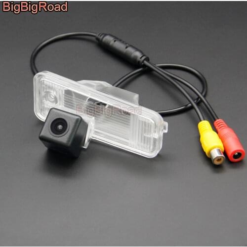 BigBigRoad Vehicle Wireless Rear View Parking Camera HD Color Image For Hyundai Maxcruz KDM Grandeur TG IX45 IX 45 2013 - 2015