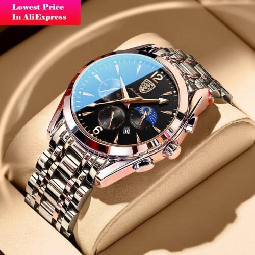 CAREKISO Mens Stainless Steel Watch