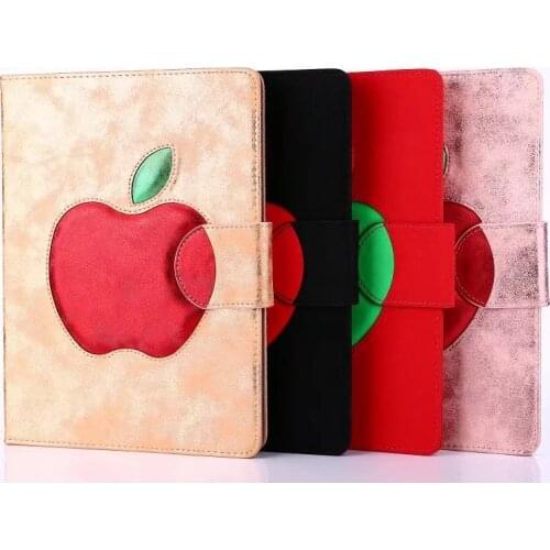 Wood grain PU Leather Smart Folio case for New iPad 2017 A1823 A1822 Auto Wake Cover Case for iPad 9.7 2017 Release+PEN