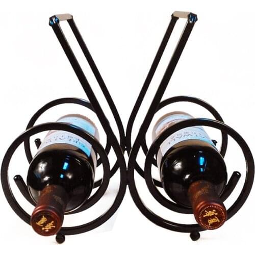 Elegant Fashionable Home Deocr Three-bottle Butterfly Wine Rack Creative Home Wine Cabinet Decoration