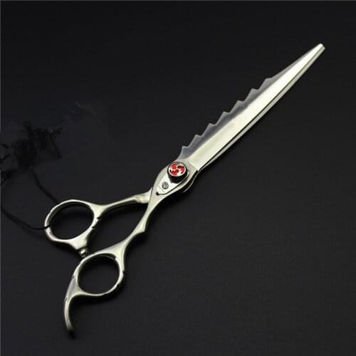 Purple Dragon 8 inch Pet Shears Professional Dog Hair Clipper Button Screw Pet Hair slon equipment Cutting Scissors for Your Pet