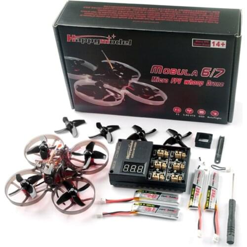 Happymodel Mobula 7 75mm Crazybee F3 Pro OSD 2S Bwhoop FPV Racing Drone Quadcopter Upgrade BB2 ESC 700TVL BNF Compatible