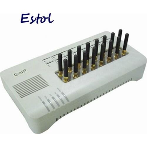 Original DBL GOIP16 Quad band VOIP GSM Gateway 16 Channel GOIP 16 GOIP-16 IMEI change sim bank Routes 16 SIM Cards SMS VOIP