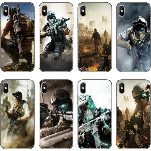 Game Ghost Recon Future Soldier Accessories Phone Case For Huawei P30 P20 Pro P10 P9 P8 Lite Y5 Y6 Y7 Y9 P Smart Plus 2018 2019