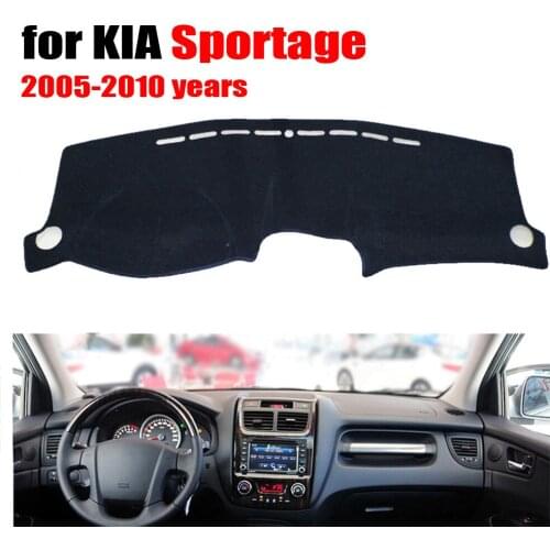 Car dashboard cover mat for KIA Sportage 2005-2010 years Left hand drive dashmat pad dash covers auto dashboard accessories