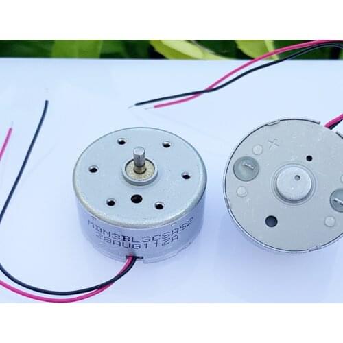 Minebea Round 300 Micro Motor DC 3V-6V 8100rpm Low Voltage Start USB Solar Diy Experimental Production Silent Small Fan Motor