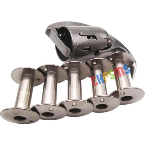 SHUTTLE HOOK and SHUTTLE BOBBINS #1pcs 14530+ 5PCS 14535 FOR SINGER 11-11,AILOR TG-360NR