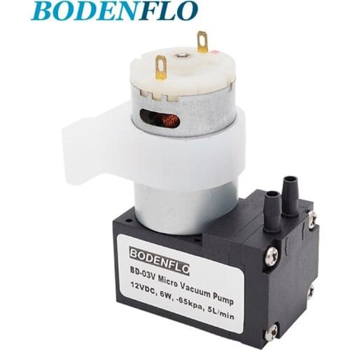 DC 12V Mini Air Pump 6L/min 300Kpa High Pressure Suction Diaphragm Pumps With Holder