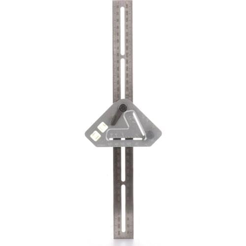 Multifunctional Woodworking Triangle Ruler Angle Ruler Measurement Protractor Revolutionary Carpenter Measuring Tools