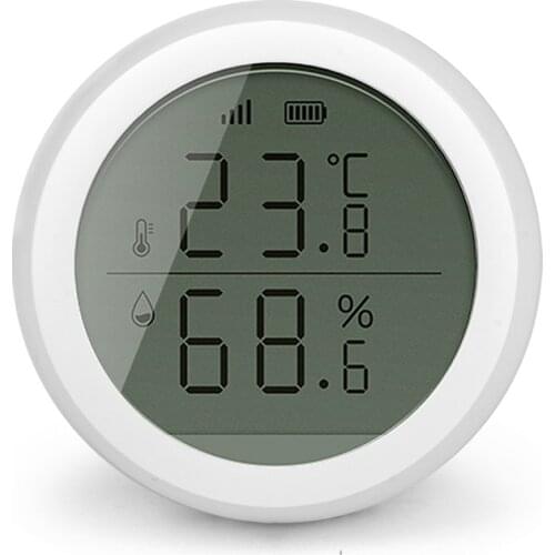 Temperature Humidity Monitor, Indoor Room Thermometer Hygrometer with App Alert, Mini Digital Thermometer Humidity Sensor