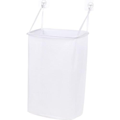 Wall-mounted dirty clothes hamper, punch-free toilet, sticky storage basket, bathroom storage basket, dirty clothes hamper