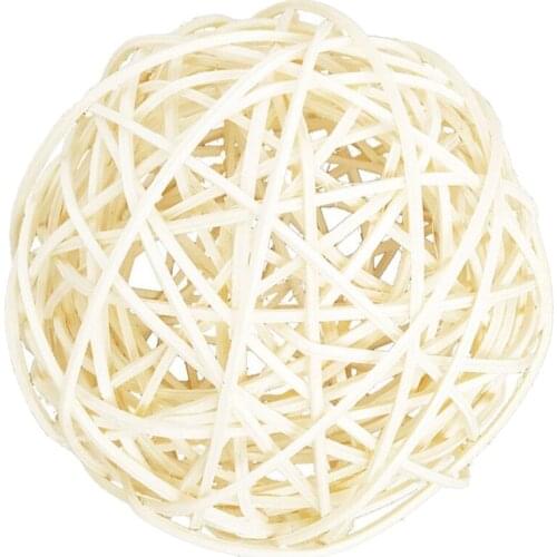 100mm Natural Wicker Rattan Balls DIY Kids Children Christmas