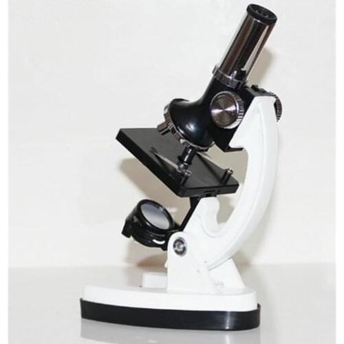 Puroo 1200 Times Student Science Experiment Bio Metal Portable Gift Childrens Microscope Set Puroo1200X