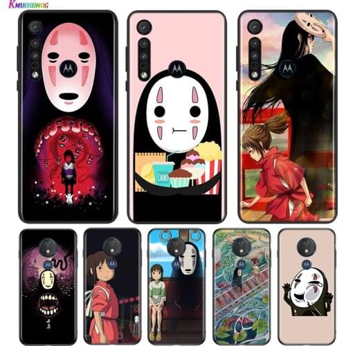 Spirited Away No Face Man For Motorola G9 G8 G Stylus Power One Fusion Hyper Edge E7 E6 5G Plus Play Lite Phone Case
