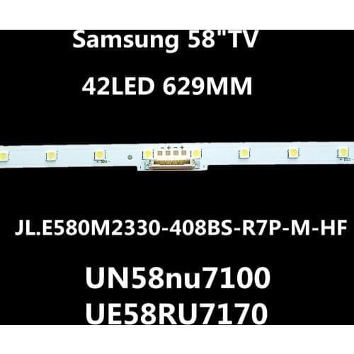 LED Backlight strip bar 42 lamp for Samsung 58"TV BN96-46866A JL.E580M2330-408BS-R7P-M-HF un58nu7100 BN61-15847A UE58RU7170