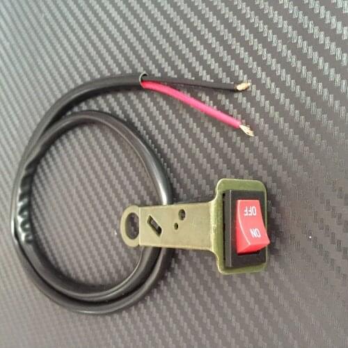 Universal Motorcycle Switch Electric Bike On/Off Power Control ATV Motorcycle Handlebar Switch Button Light DIY Switch + Bracket