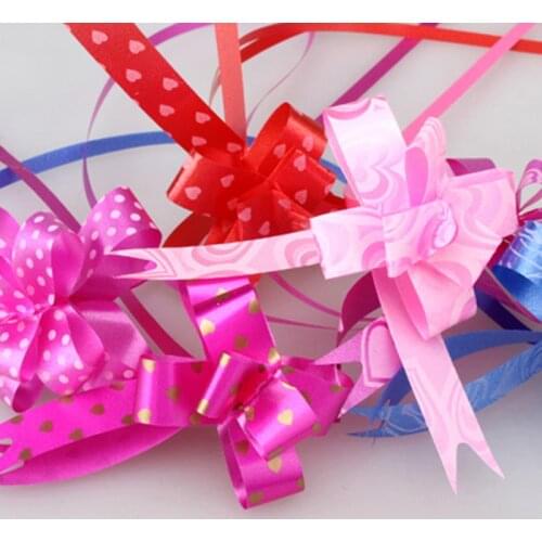 10 Pcs Gift Wrap Pull Bows Flower Present Package Wedding Birthday Party Decor TSL1