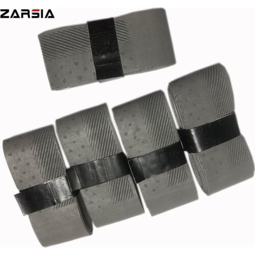 10 pcs ZARSIA embossed Tennis overgrips Dry feel Anti-skid Tennis racquet Overgrips sweadband absorbed wraps tapes GREY